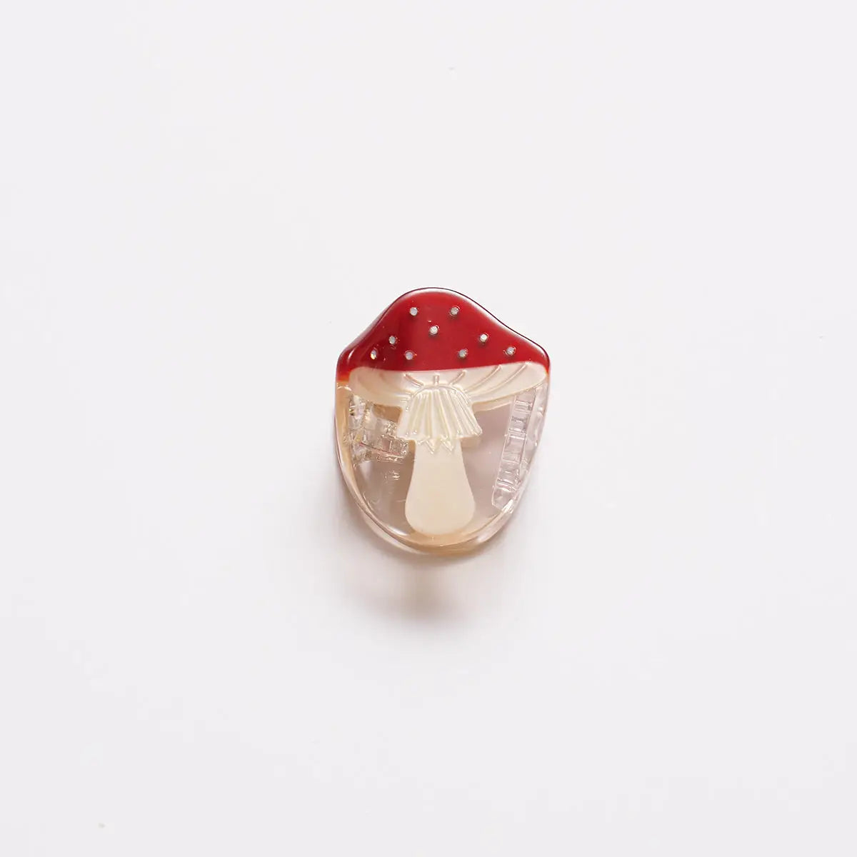 Mushroom Mini Hair Claw