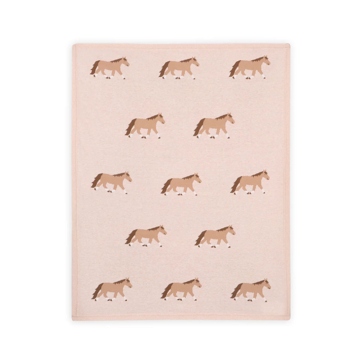 Organic Cotton Jacquard Knit Baby Blanket