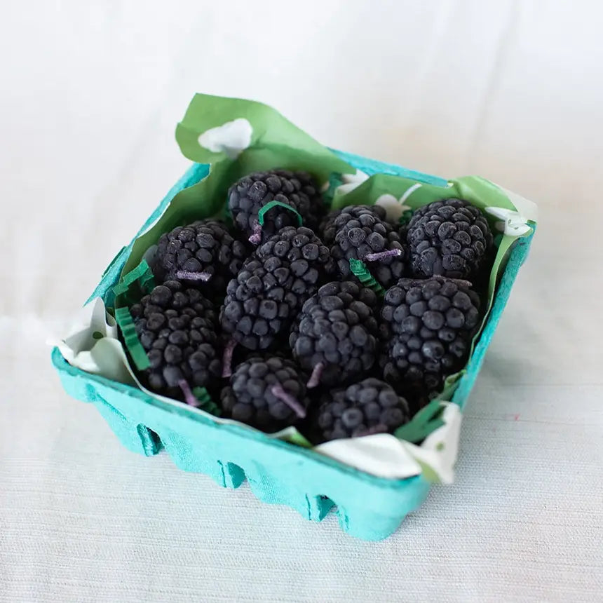 Beeswax Blackberry Birthday Candles