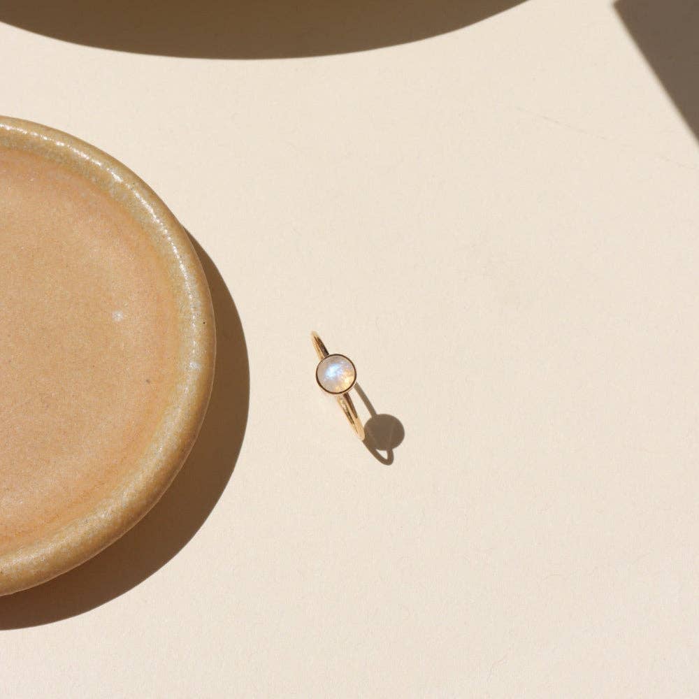 Moonstone Glow Ring
