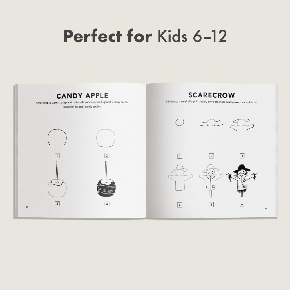Fall Things: How to Draw Books for Kids with Pumpkins, Scarecrows, Turkeys and More