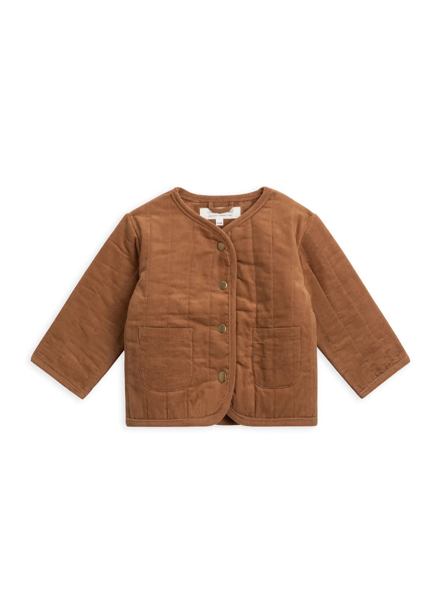 Organic Baby Blake Corduroy Snap Up Front Jacket