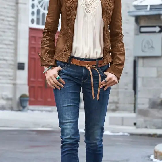 Skinny Warp Belt