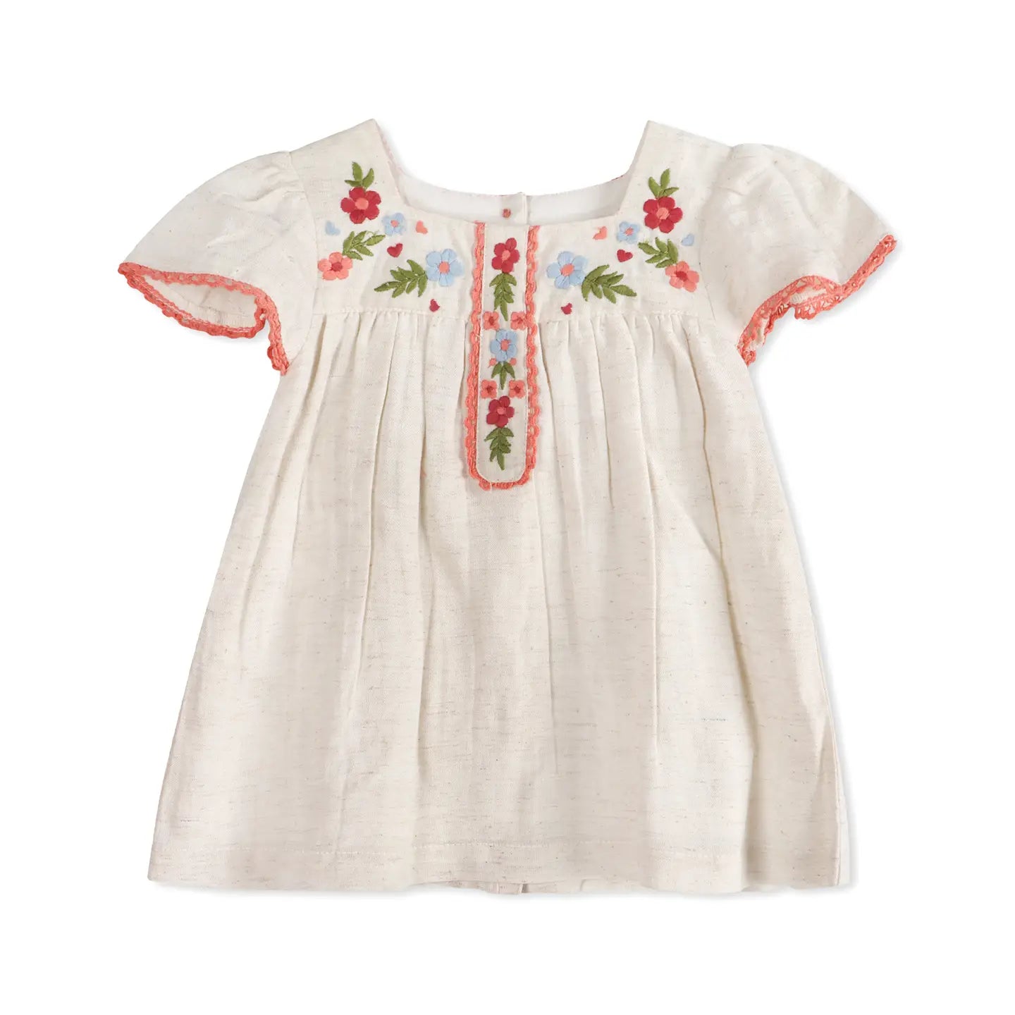 Gabi Embroidered Dress + Bloomer