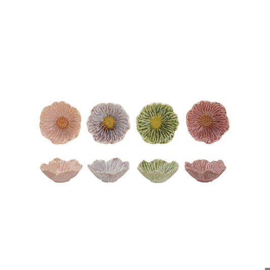 Stoneware Flower Bowl
