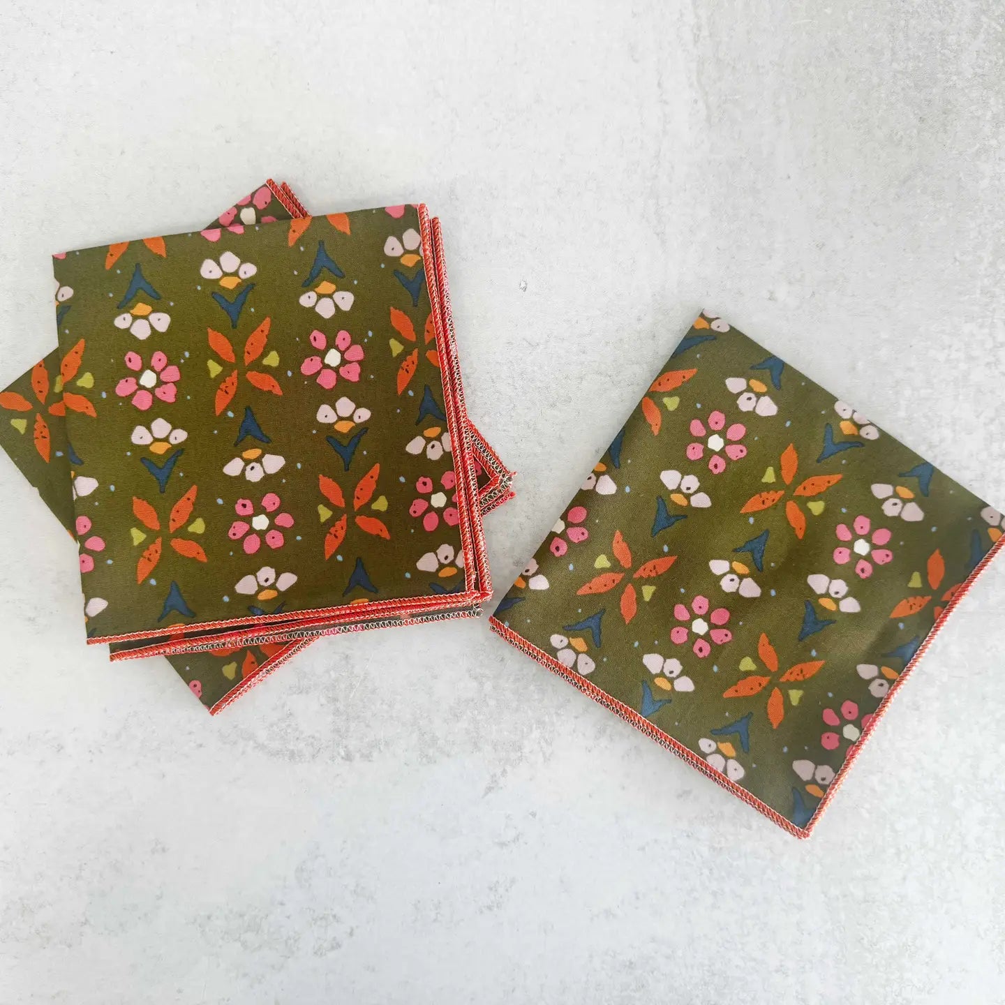 Harvest Wildflower Cloth Napkins
