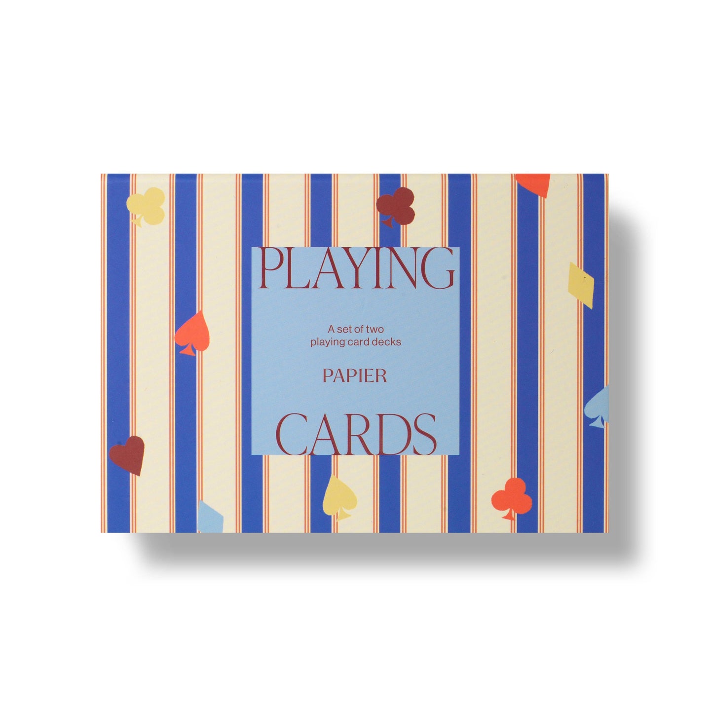 Suits & Stripes Playing Cards, Set of 2