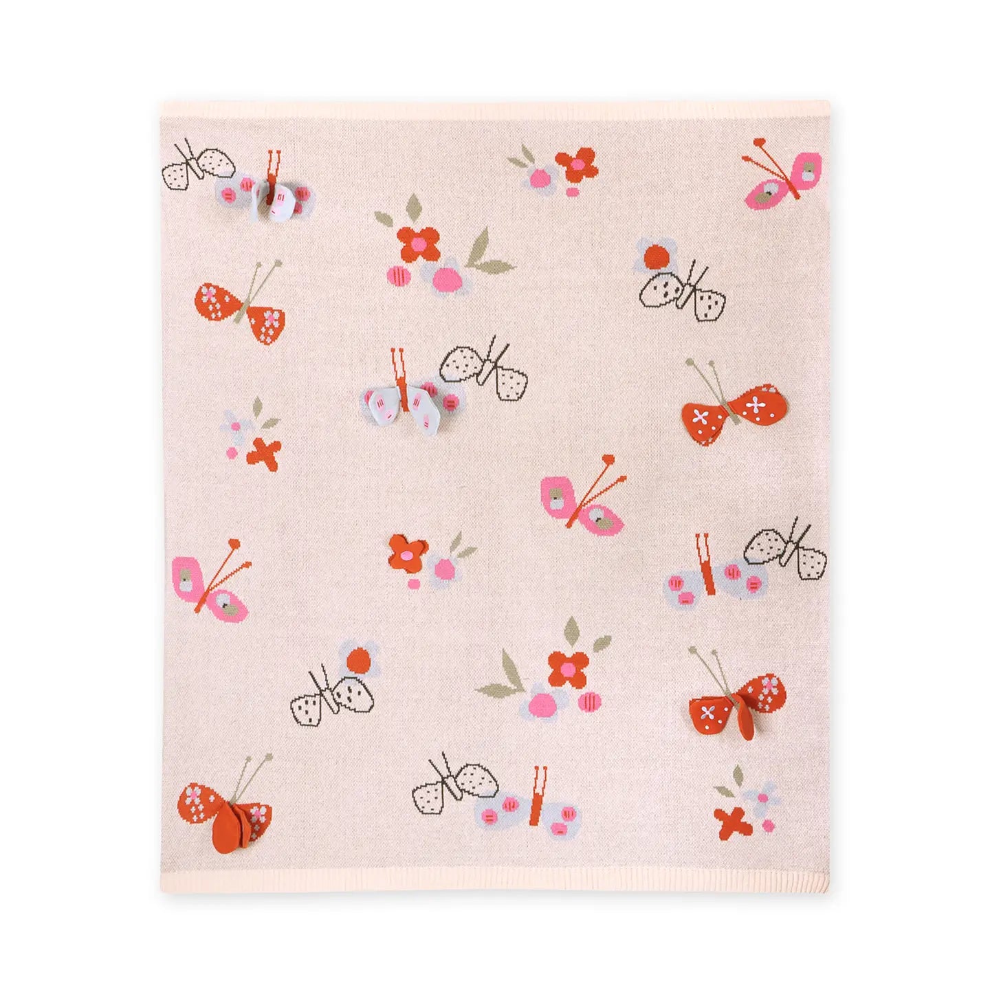 Organic Butterfly Baby Blanket
