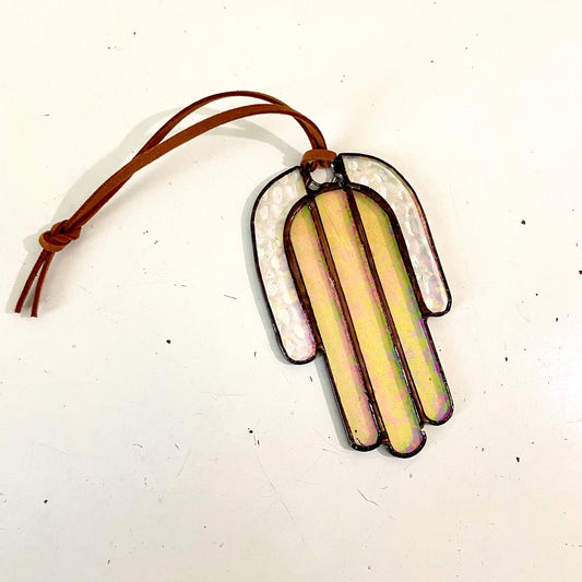 Stained Glass Mini Hamsa Hand