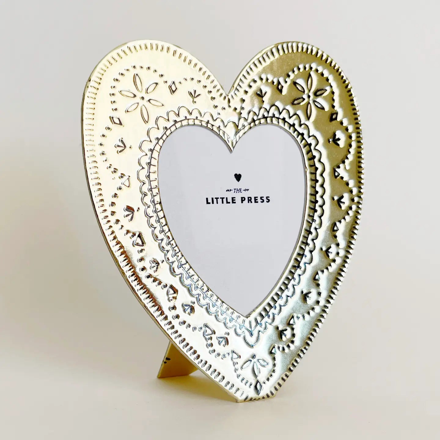 Faux Tin Heart Frame