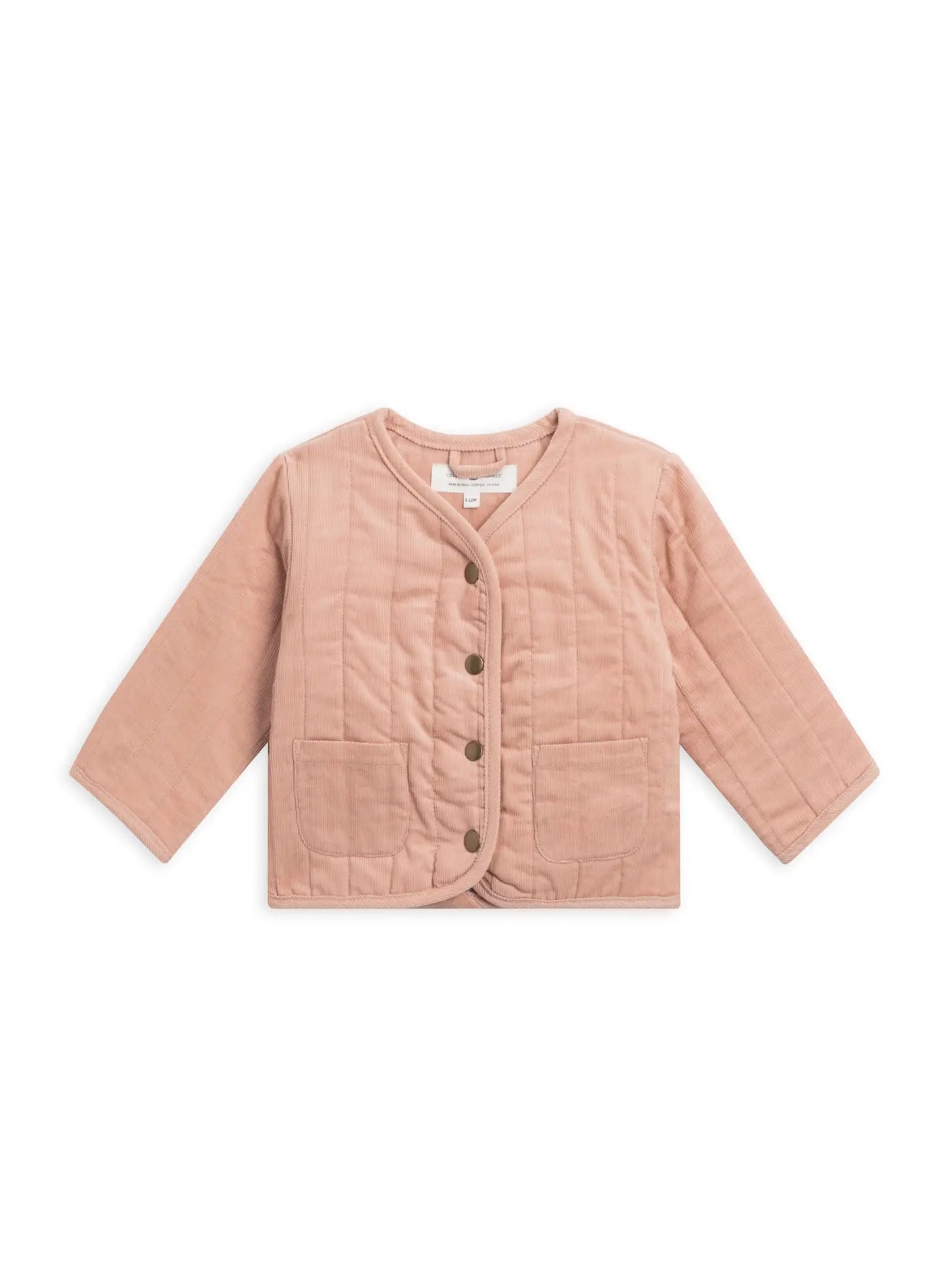 Organic Baby Blake Corduroy Snap Up Front Jacket