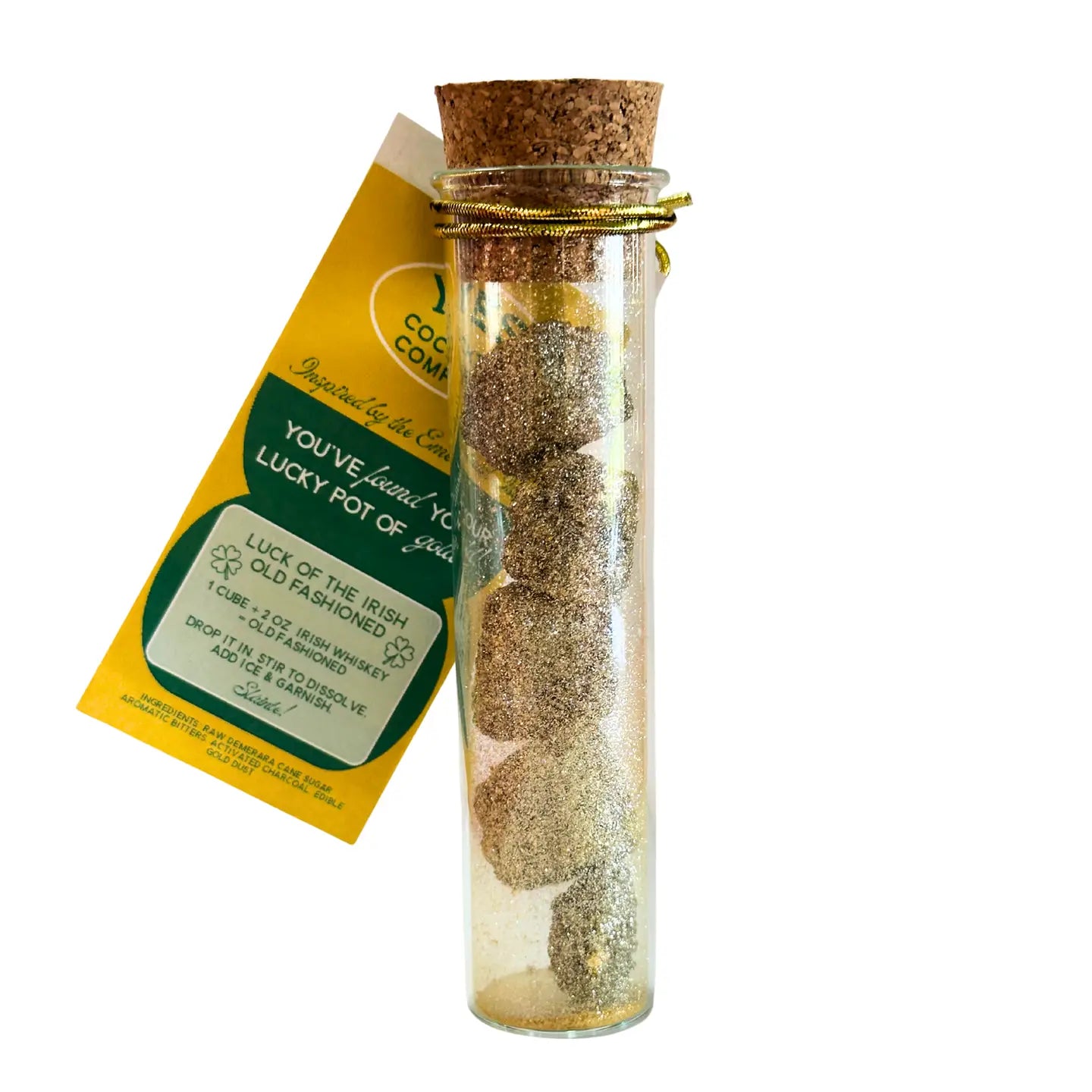 Luck of the Irish Bitters Infused (G)old Old Fashioned Cubes