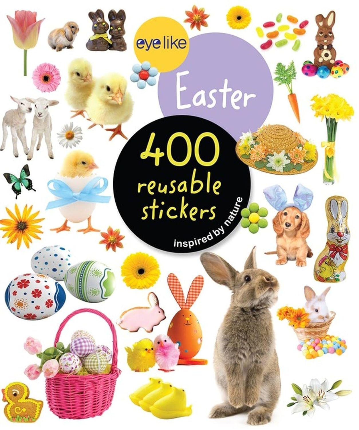 400 Reusable Stickers: Easter