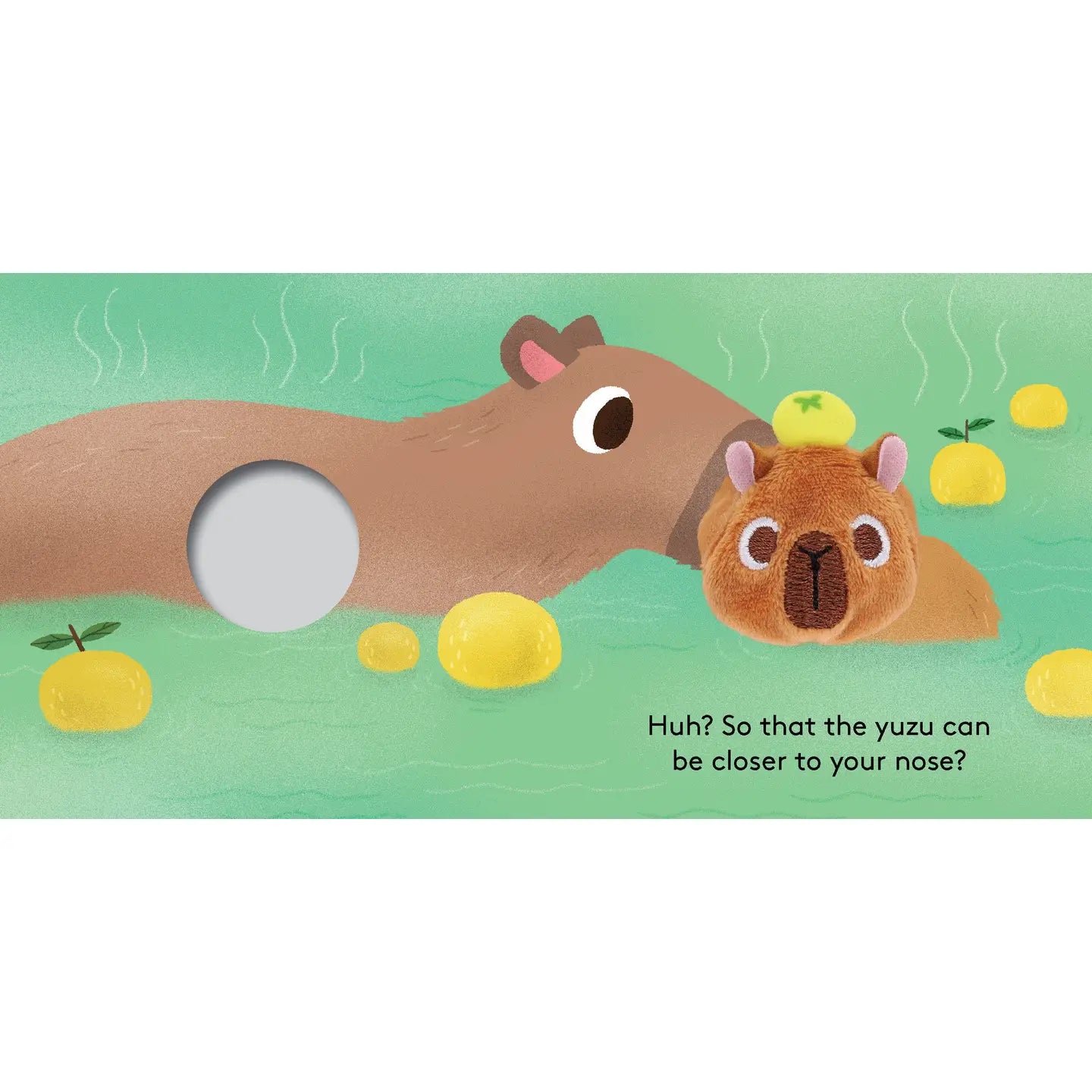 Baby Capybara Finger Puppet Book