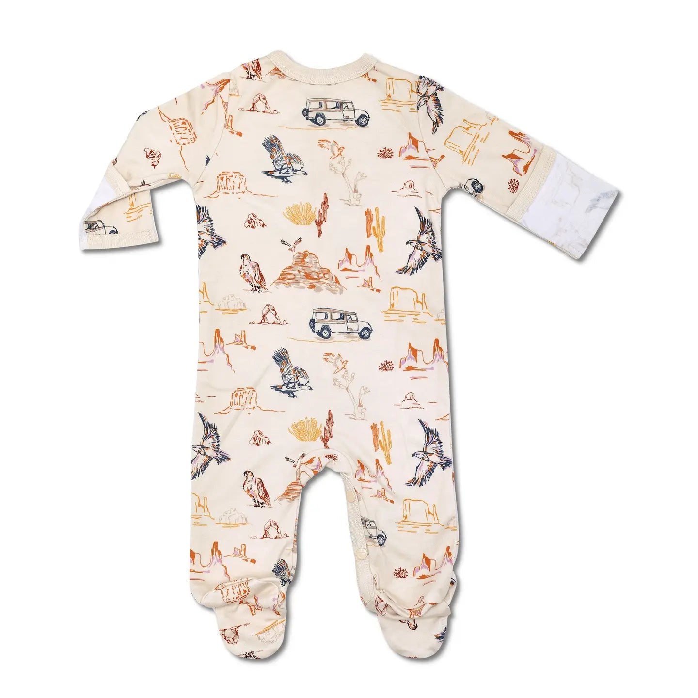 Canyon Bamboo Blend Button Footie