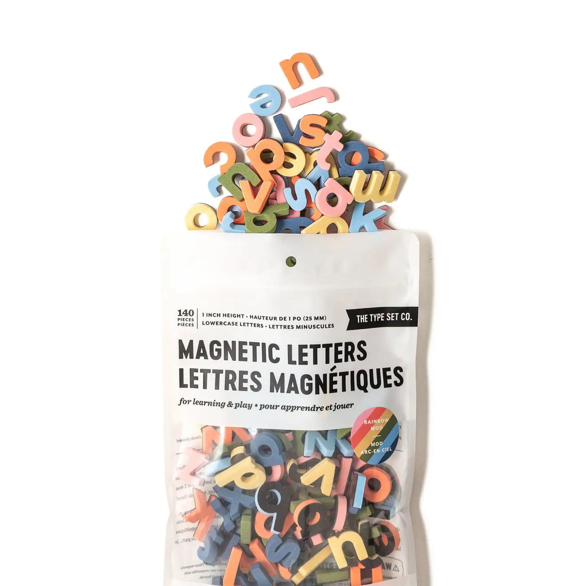 140 Piece Lowercase Magnetic Letters