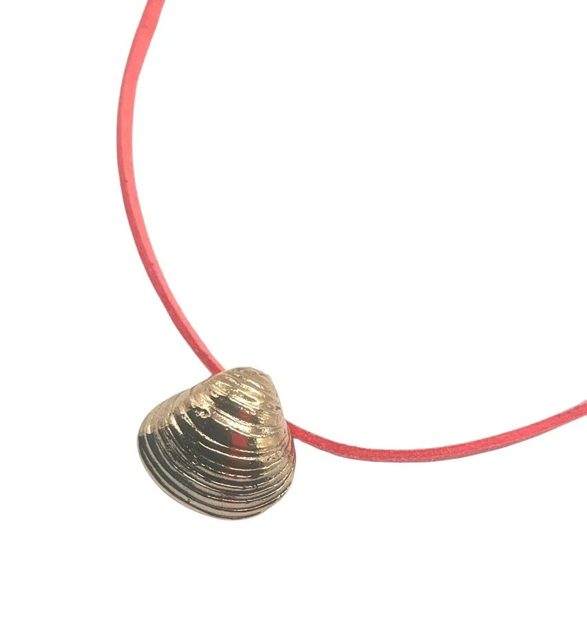 Bronze Ondine Clam Shell Necklace