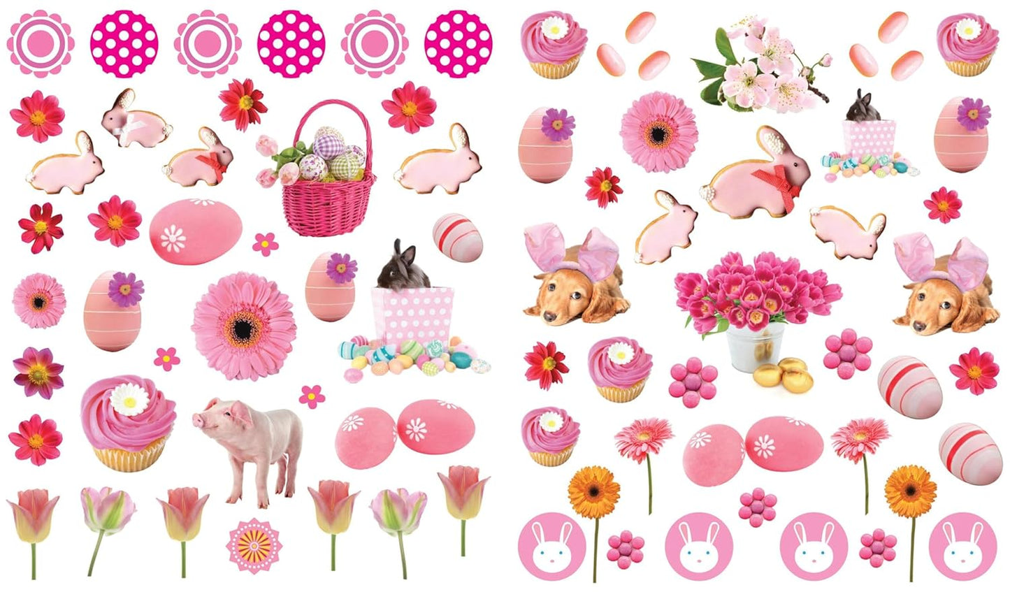 400 Reusable Stickers: Easter