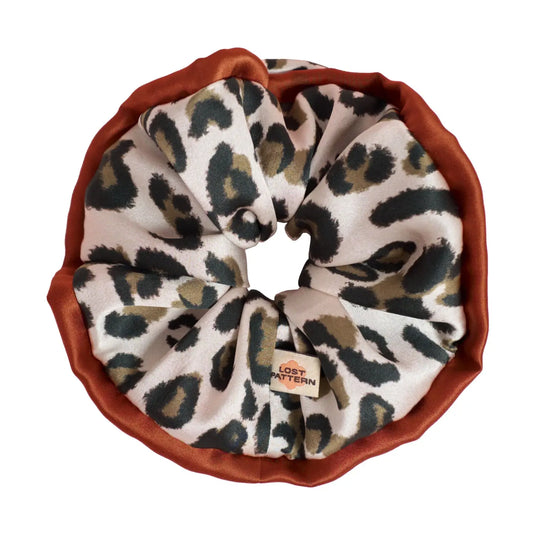 Spot Chic Oversized Silk Scrunchie