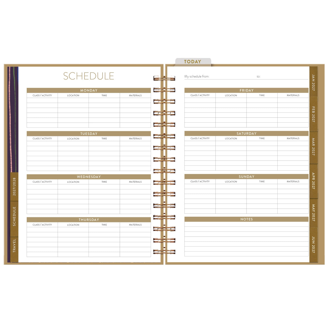 2027 Happy Days 12 Month Planner