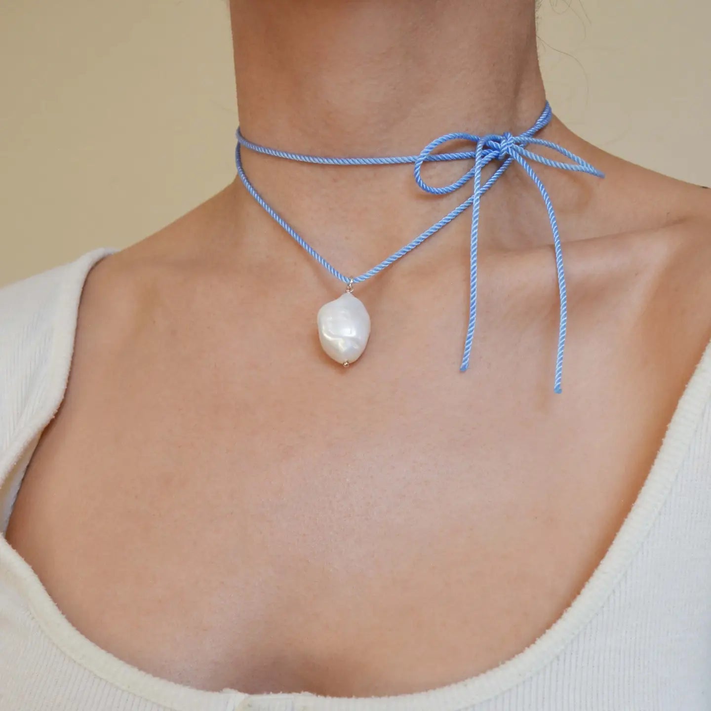 Rope Pearl Necklace