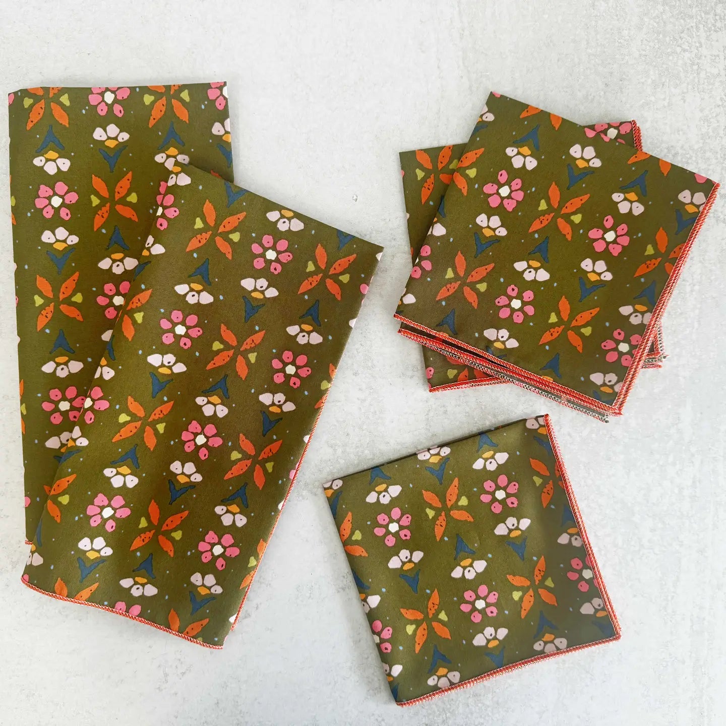 Harvest Wildflower Cloth Napkins