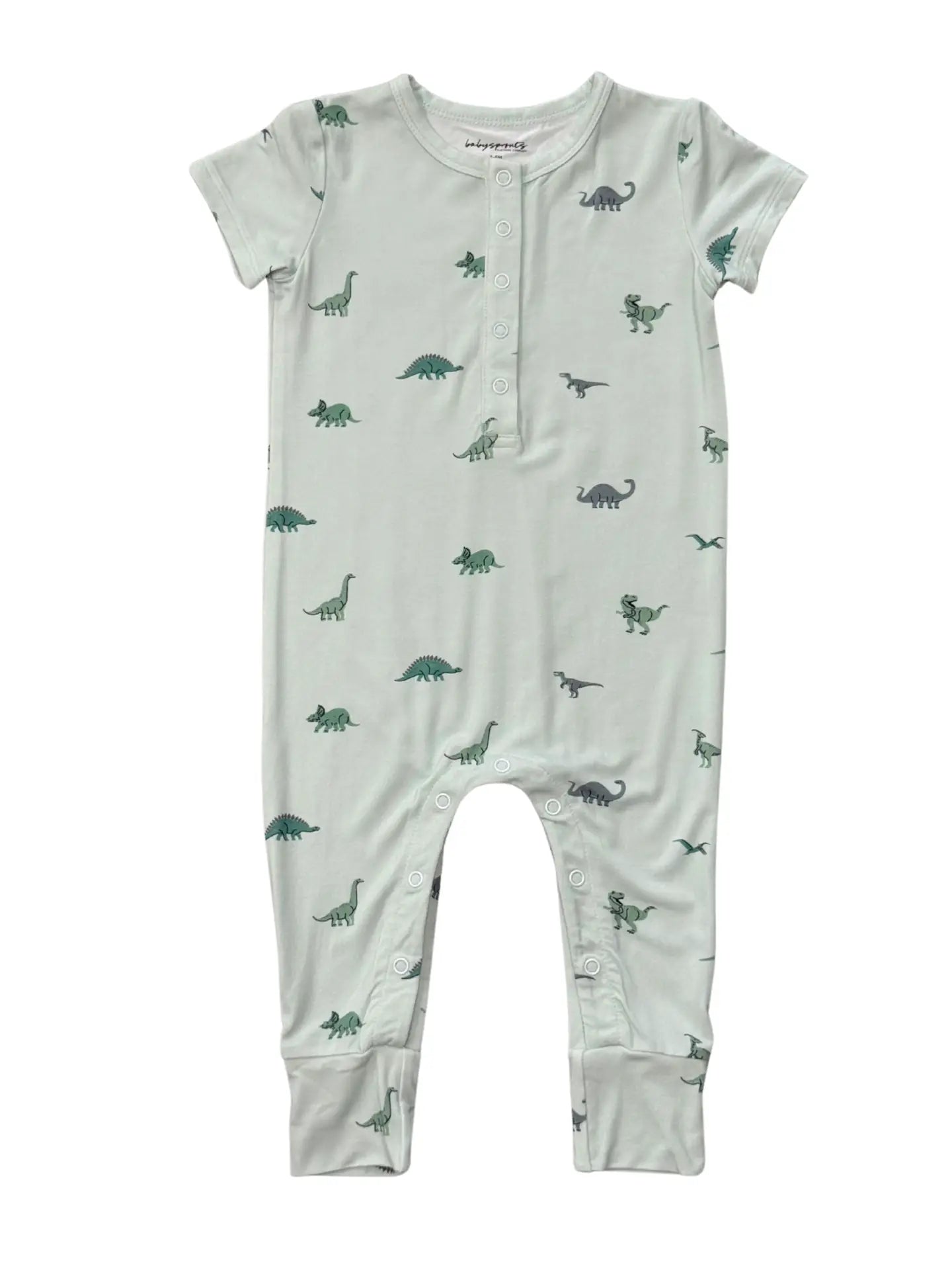 Short Sleeve Henley Romper