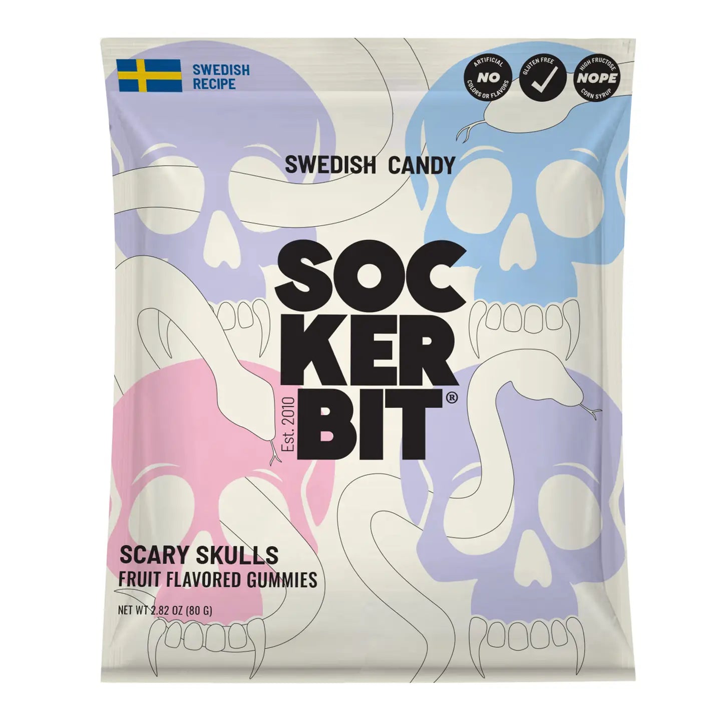 Scary Skulls Swedish Candy