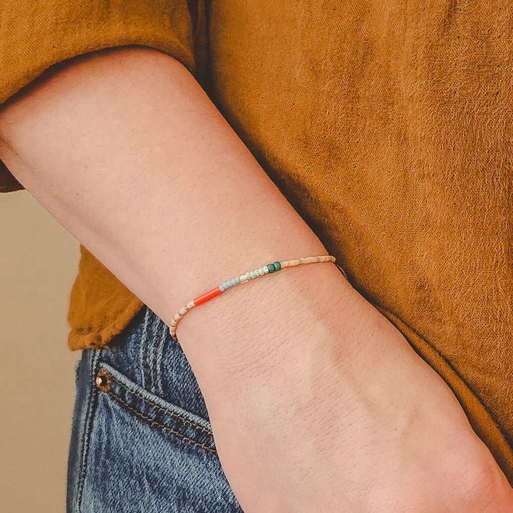 Adjustable Beaded Bracelet