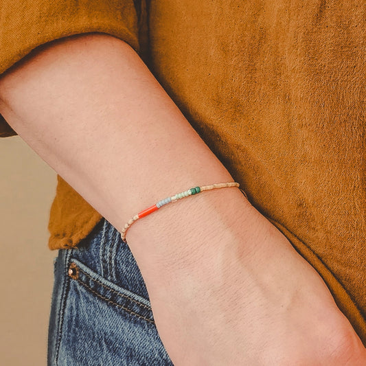 Adjustable Beaded Bracelet