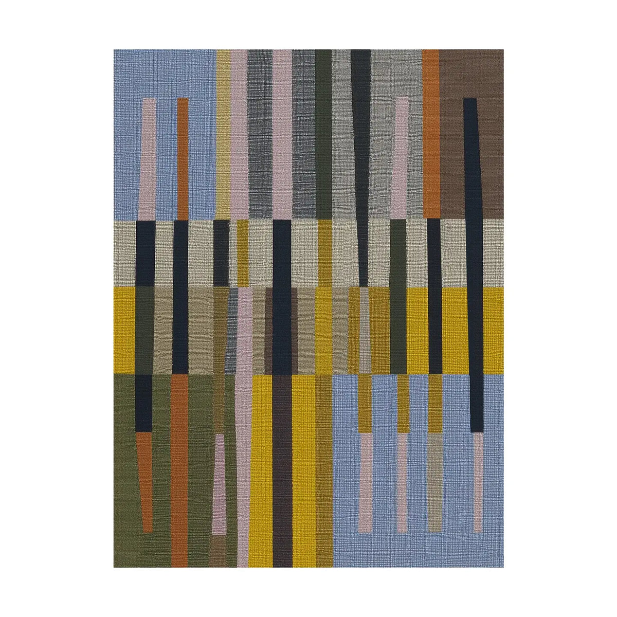Woven Perspectives No. 09 Geometric Abstract Art Print