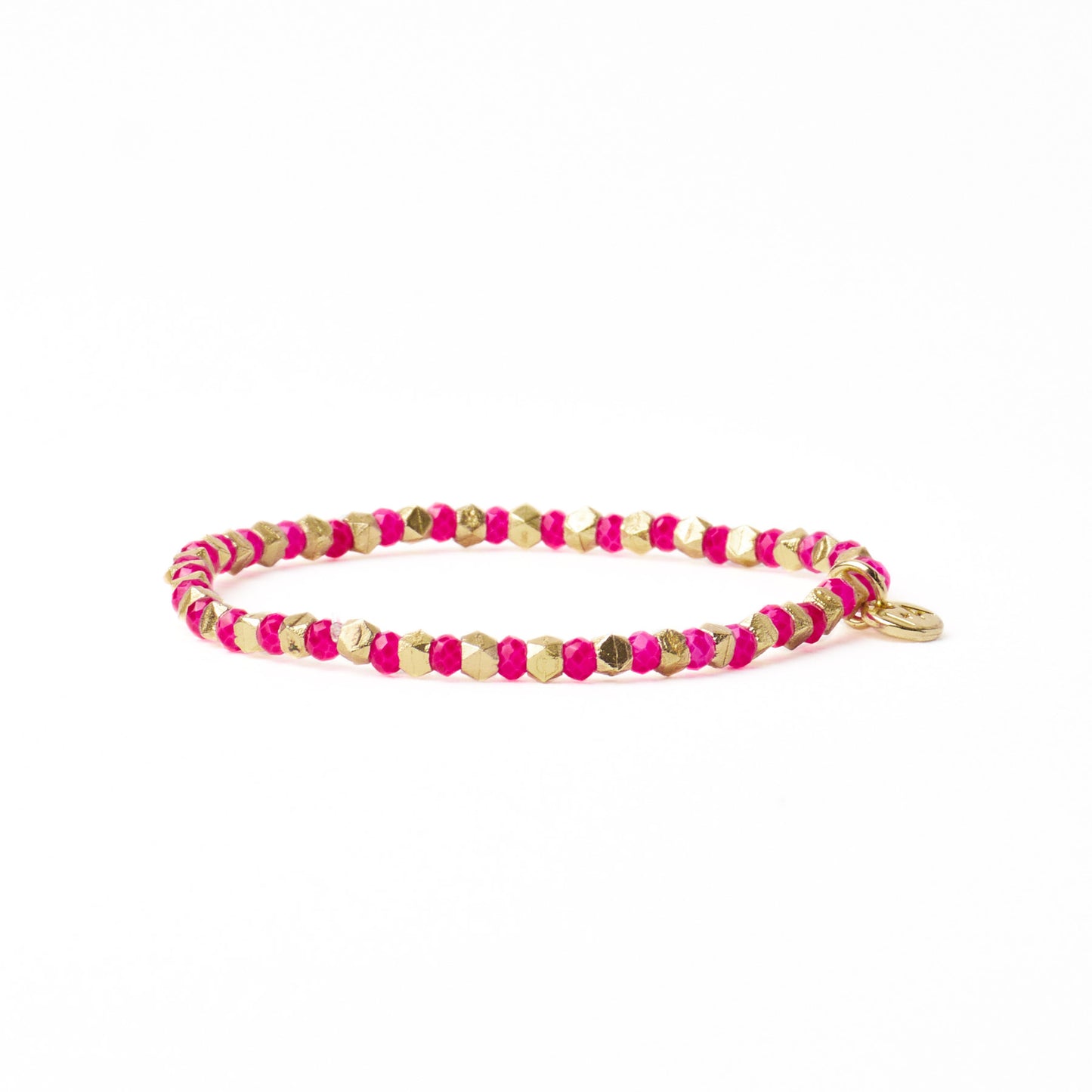Louise Crystal Gold Stretch Bracelet