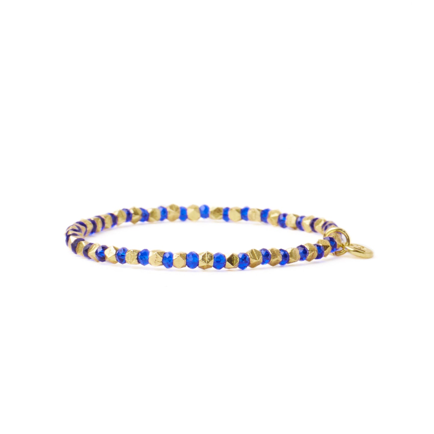 Louise Crystal Gold Stretch Bracelet