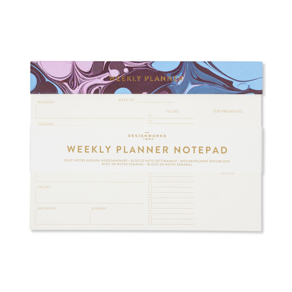 Marbled Weekly Planner