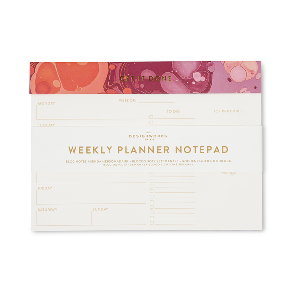 Marbled Weekly Planner