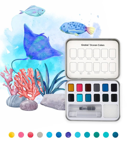 Watercolor Pocket Set 12