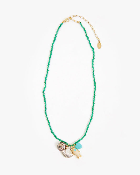 Beaded Charm Necklace