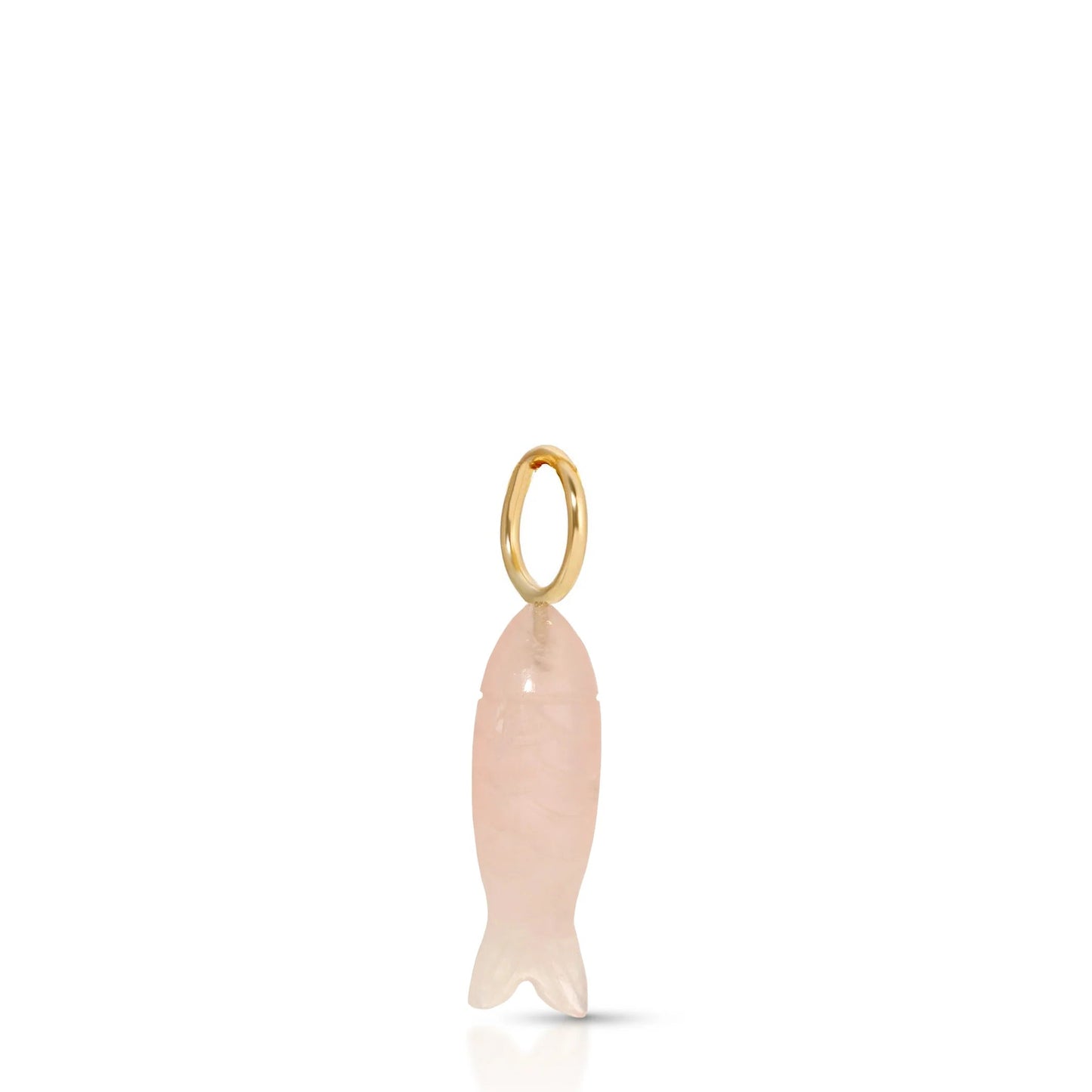 Catch of the Day Rose Quartz Fish Charm