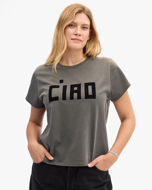 Flocked Black Ciao