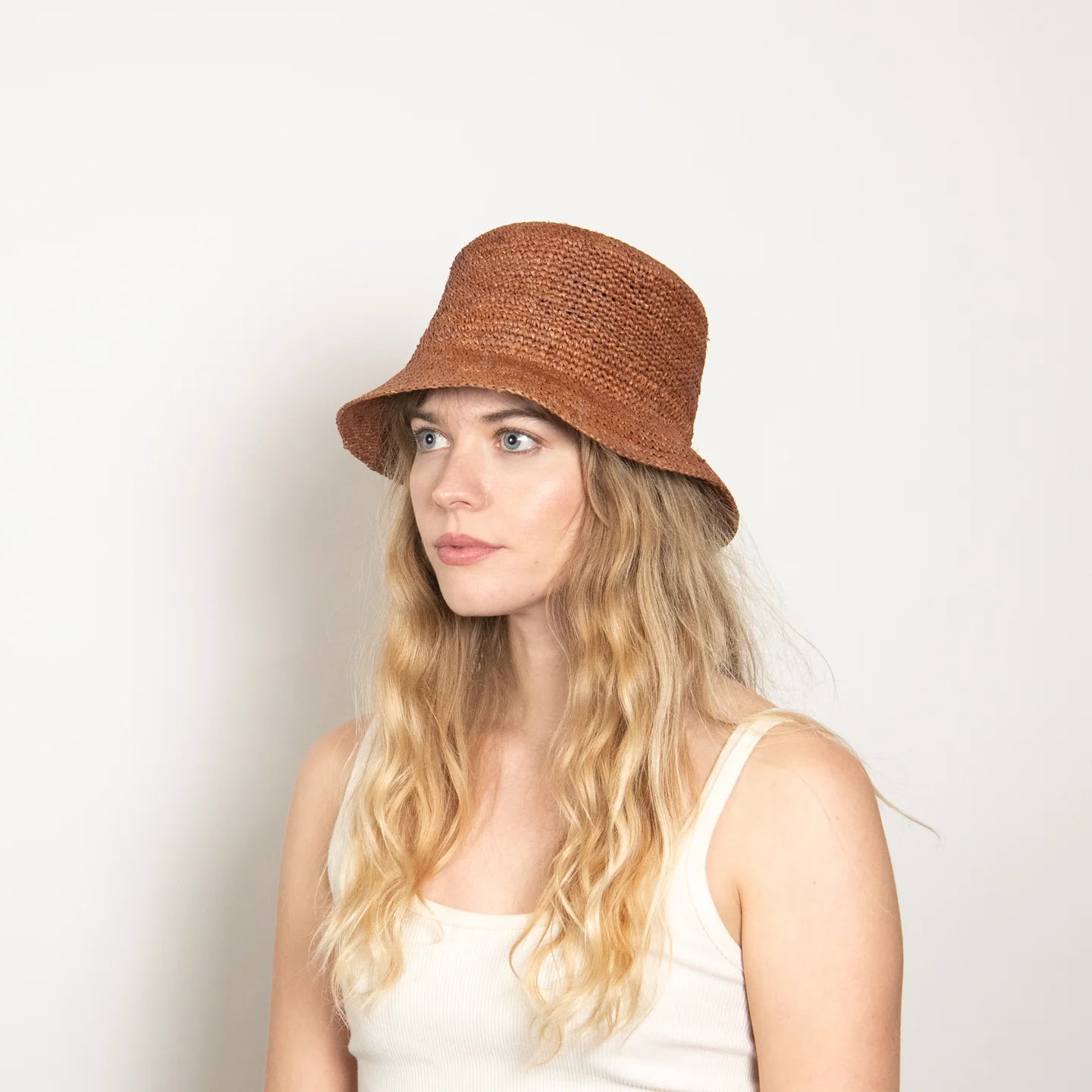 Aden Raffia Bucket Hat