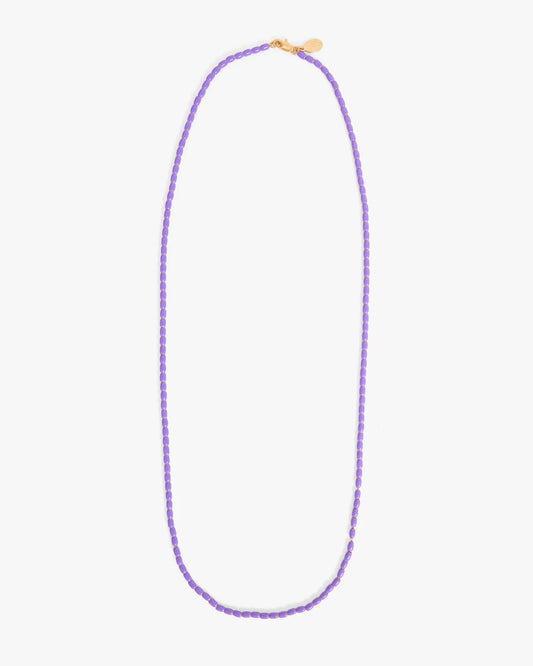 Enamel Barrel Chain Necklace