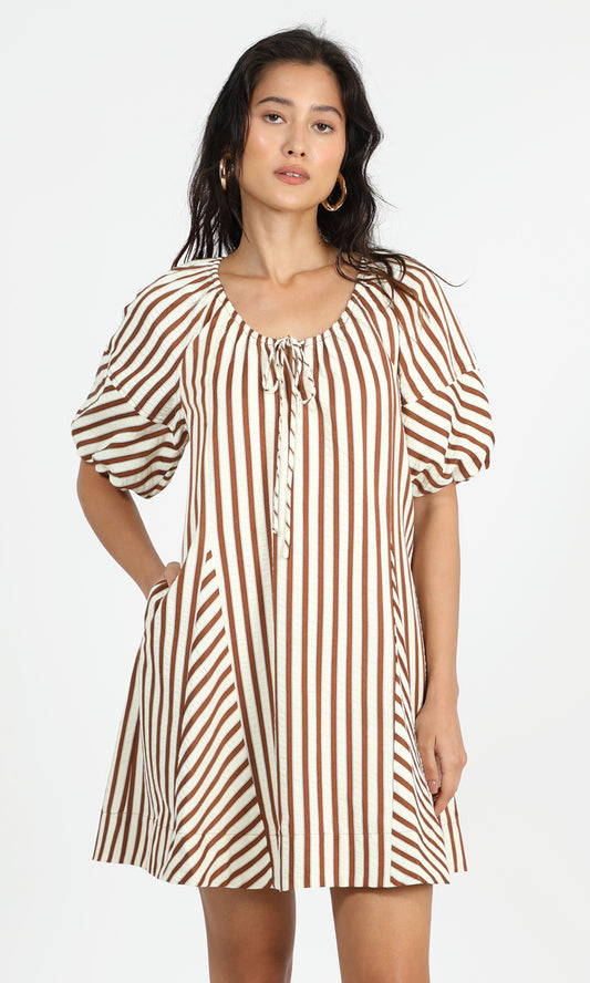 Sierra Stripe Easy Shift Dress