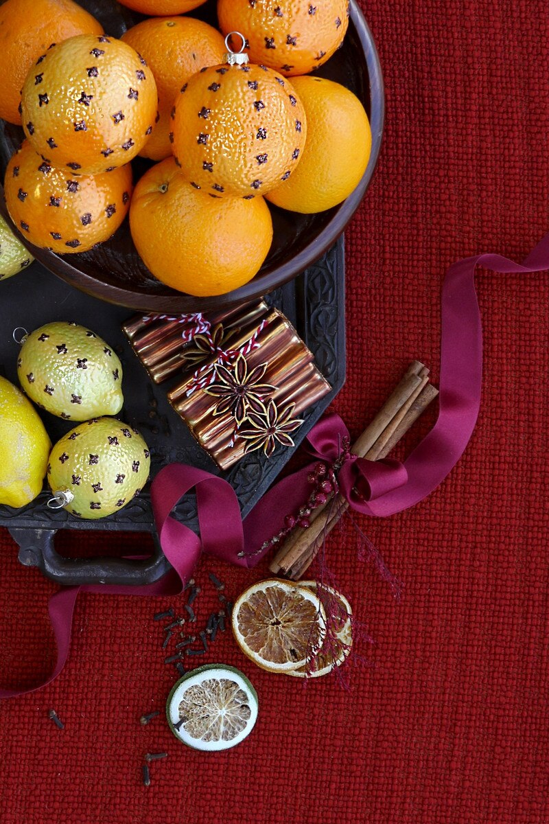 Clove Spiked Lemon Ornament
