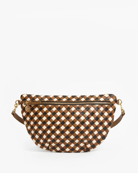 Oat Gingham Woven Grande Fanny