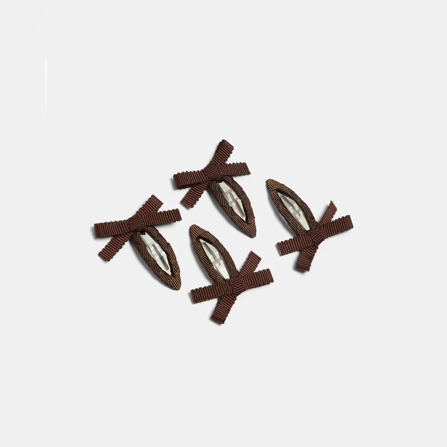 Mini Bow Snap Clips