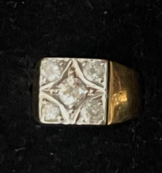 Vintage 5 Stone Diamond Ring