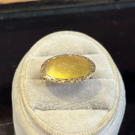 Victorian Signet Pin Conversion