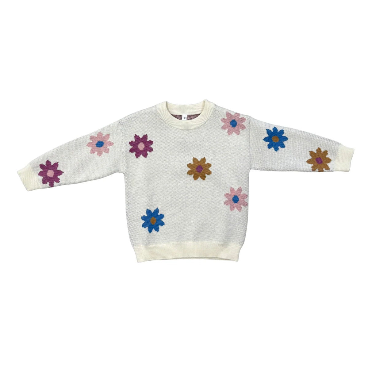 Flower Pop Knit Sweater