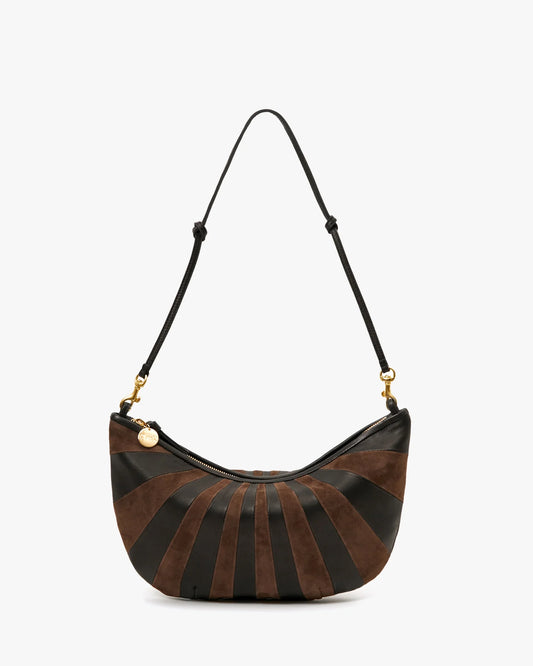 Black & Chocolate Lune Sunburst