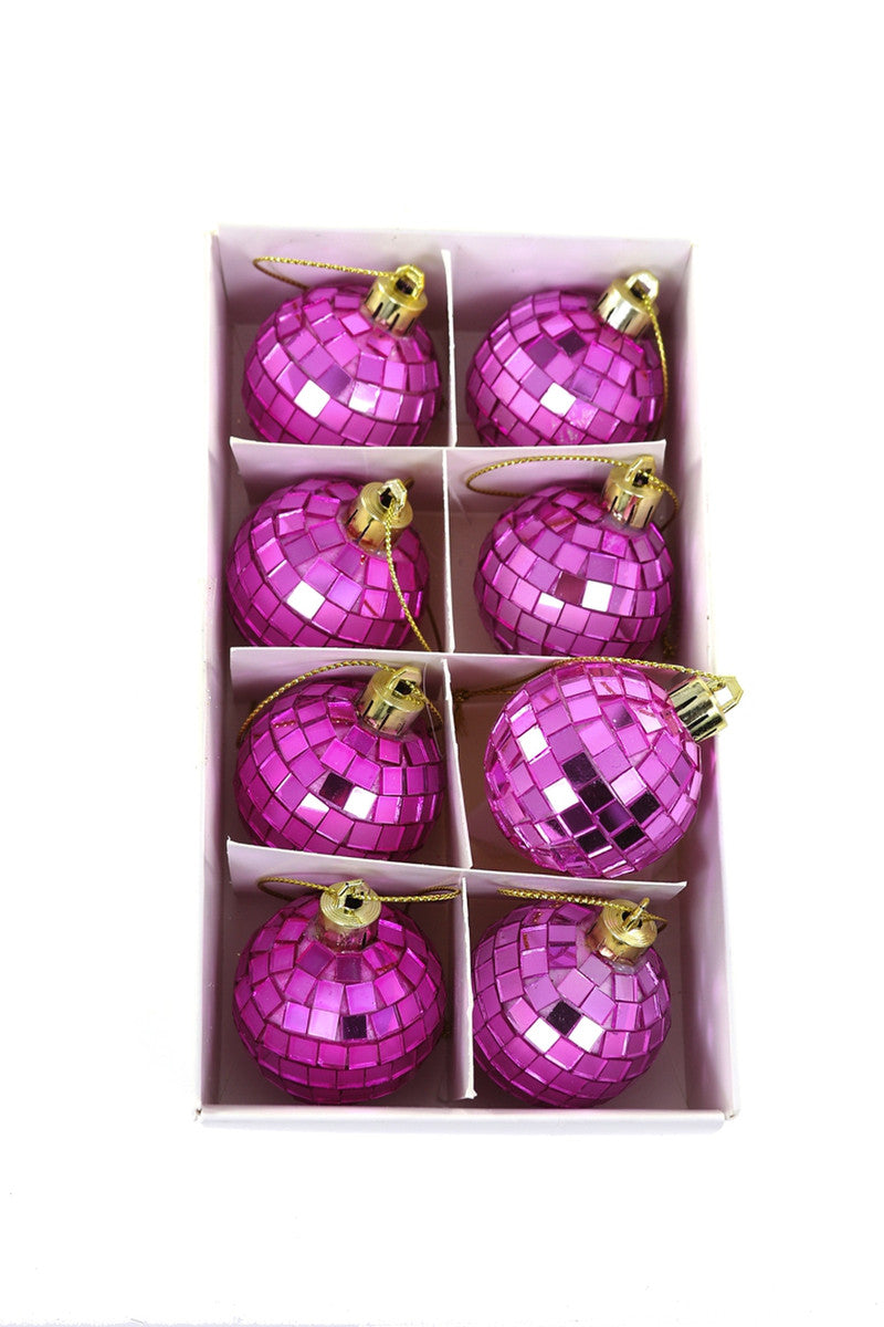 Small Mirrored Ball Ornaments